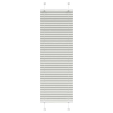 ROLETA PLISOWANA JASNOSZARA 50X100CM SZEROKOŚĆ TKANINY 49,4CM