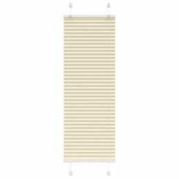 ROLETA PLISOWANA KREMOWA 40X100CM SZEROKOŚĆ TKANINY 39,4CM