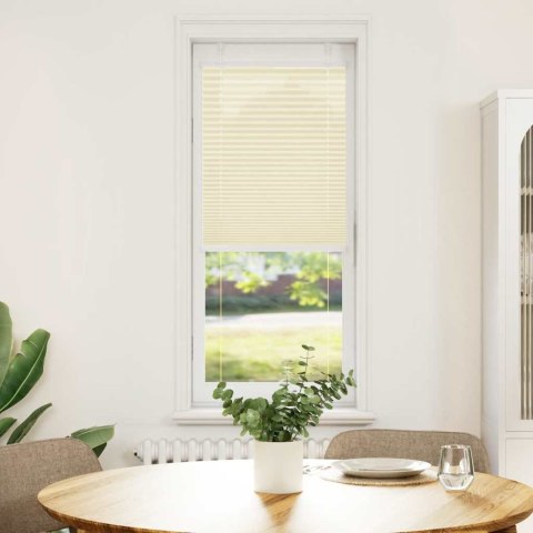 ROLETA PLISOWANA KREMOWA 40X100CM SZEROKOŚĆ TKANINY 39,4CM