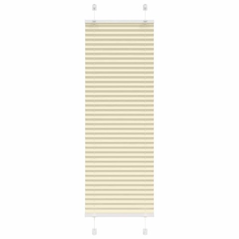 ROLETA PLISOWANA KREMOWA 50X150CM SZEROKOŚĆ TKANINY 49,4CM