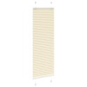 ROLETA PLISOWANA KREMOWA 50X150CM SZEROKOŚĆ TKANINY 49,4CM