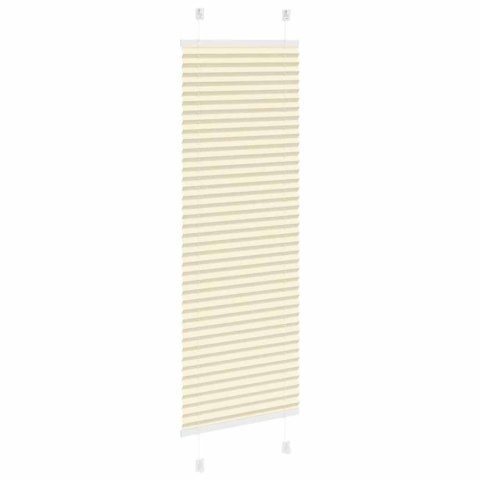 ROLETA PLISOWANA KREMOWA 50X150CM SZEROKOŚĆ TKANINY 49,4CM