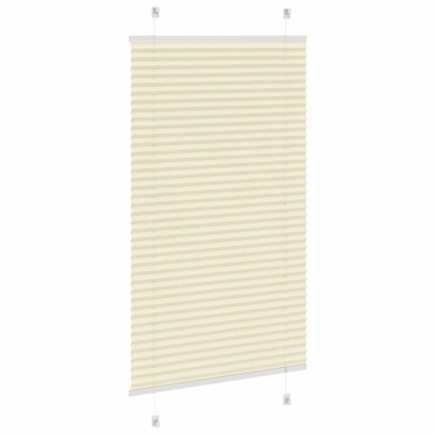 ROLETA PLISOWANA KREMOWA 70X150CM SZEROKOŚĆ TKANINY 69,4CM