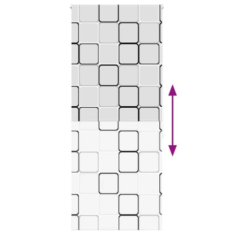 ROLETA PRYSZNICOWA 110X240CM SZEROKOŚĆ TKANINY 106CM