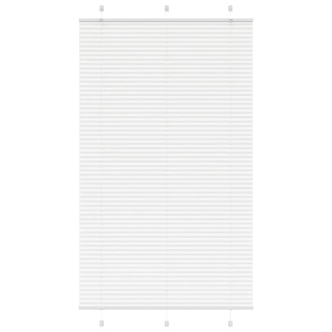 ROLETA PLISOWANA BIAŁA 120X200CM SZEROKOŚĆ TKANINY 119,4CM