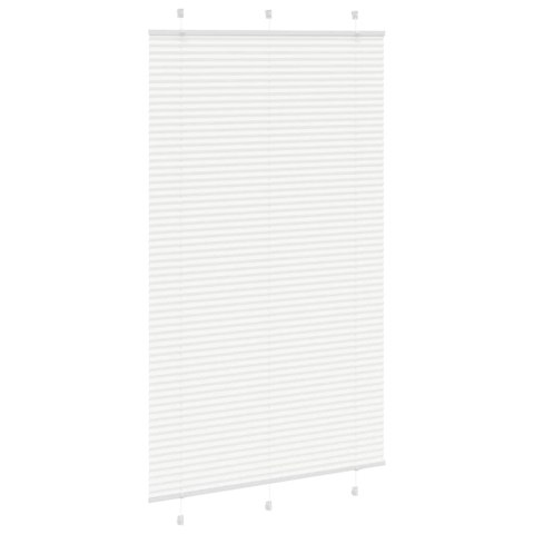 ROLETA PLISOWANA BIAŁA 120X200CM SZEROKOŚĆ TKANINY 119,4CM