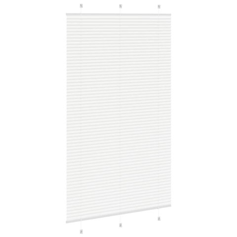 ROLETA PLISOWANA BIAŁA 120X200CM SZEROKOŚĆ TKANINY 119,4CM