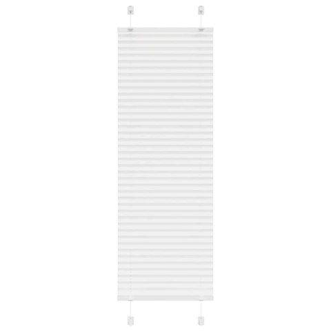 ROLETA PLISOWANA BIAŁA 45X100CM SZEROKOŚĆ TKANINY 44,4CM