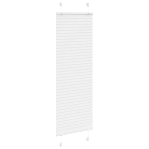 ROLETA PLISOWANA BIAŁA 45X100CM SZEROKOŚĆ TKANINY 44,4CM
