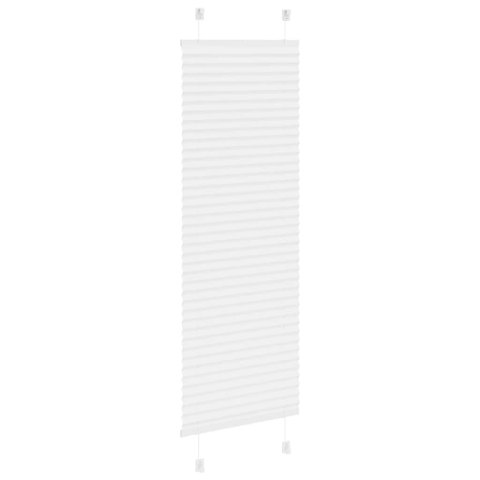 ROLETA PLISOWANA BIAŁA 45X100CM SZEROKOŚĆ TKANINY 44,4CM