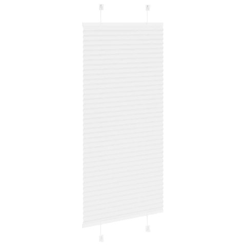 ROLETA PLISOWANA BIAŁA 55X150CM SZEROKOŚĆ TKANINY 54,4CM