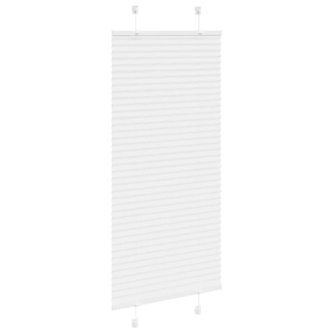 ROLETA PLISOWANA BIAŁA 65X150CM SZEROKOŚĆ TKANINY 64,4CM