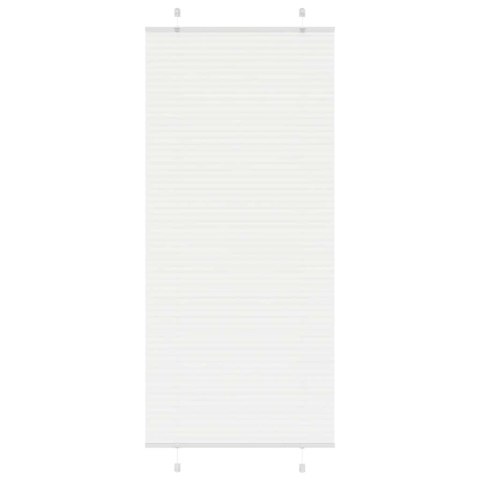 ROLETA PLISOWANA BIAŁA 95X200CM SZEROKOŚĆ TKANINY 94,4CM