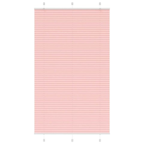 ROLETA PLISOWANA RÓŻOWA 120X200CM SZEROKOŚĆ TKANINY 119,4CM