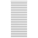 ROLETA ZEBRA JASNOSZARA SZEROKOŚĆ TKANINY 105,9CM POLIESTER