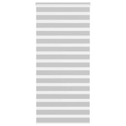 ROLETA ZEBRA JASNOSZARA SZEROKOŚĆ TKANINY 105,9CM POLIESTER