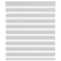 ROLETA ZEBRA JASNOSZARA SZEROKOŚĆ TKANINY 120,9CM POLIESTER
