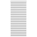 ROLETA ZEBRA JASNOSZARA SZEROKOŚĆ TKANINY 95,9CM POLIESTER