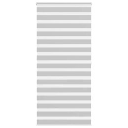ROLETA ZEBRA JASNOSZARA SZEROKOŚĆ TKANINY 95,9CM POLIESTER
