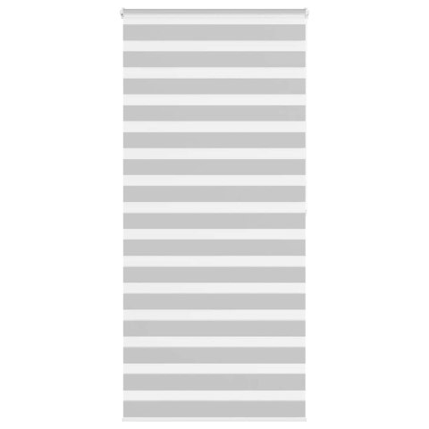 ROLETA ZEBRA JASNOSZARA SZEROKOŚĆ TKANINY 95,9CM POLIESTER