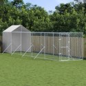 KOJEC DLA PSA Z DACHEM SREBRNY 2X10X2,5M STAL GALWANIZOWANA