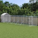 KOJEC DLA PSA Z DACHEM SREBRNY 2X14X2,5M STAL GALWANIZOWANA