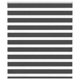 ROLETA ZEBRA CZARNA SZEROKOŚĆ TKANINY 120,9CM POLIESTER