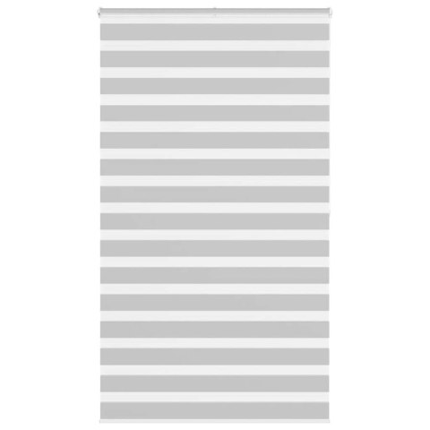 ROLETA ZEBRA JASNOSZARA SZEROKOŚĆ TKANINY 120,9CM POLIESTER