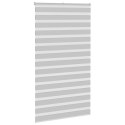 ROLETA ZEBRA JASNOSZARA SZEROKOŚĆ TKANINY 120,9CM POLIESTER