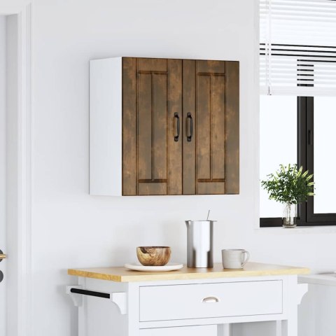 SZAFKA ŚCIENNA KUCHENNA "LUCCA" DĄB WĘDZONY DREWNO KLEJONE 60X31X60