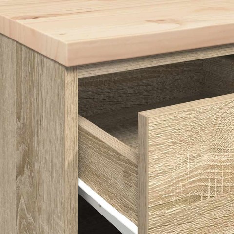 GARAŻOWA SZAFKA DO PRZECHOWYWANIA DĄB SONOMA 40X51X85CM