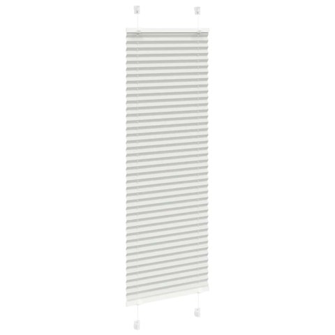 ROLETA PLISOWANA JASNOSZARA 45X150CM SZEROKOŚĆ TKANINY 44,4CM