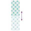 ROLETA PRYSZNICOWA 60X240CM SZEROKOŚĆ TKANINY 56CM