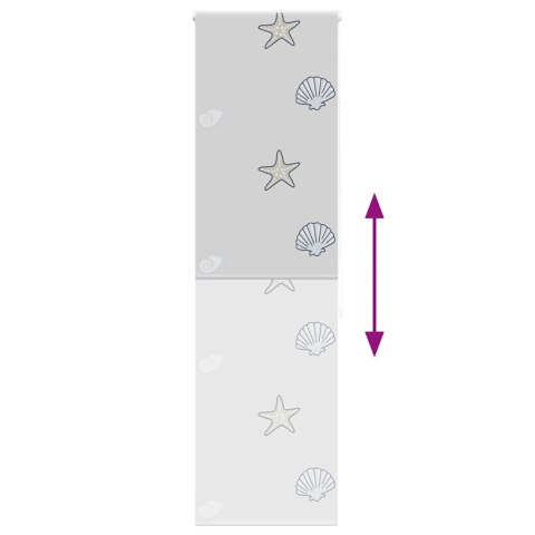 ROLETA PRYSZNICOWA 70X240CM SZEROKOŚĆ TKANINY 66CM