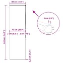 ROLETA PRYSZNICOWA Z KASETĄ 80X240CM SZEROKOŚĆ TKANINY 76CM