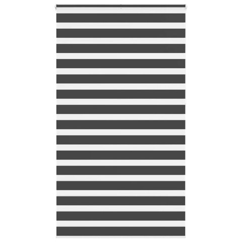 ROLETA ZEBRA CZARNA SZEROKOŚĆ TKANINY 130,9CM POLIESTER