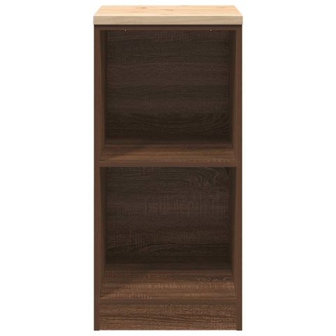 GARAŻOWA SZAFKA DO PRZECHOWYWANIA BRĄZOWY DĄB 40X51X85CM