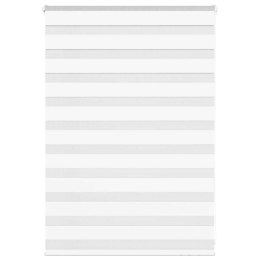 ROLETA ZEBRA BIAŁA SZEROKOŚĆ TKANINY 100,9CM POLIESTER