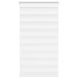 ROLETA ZEBRA BIAŁA SZEROKOŚĆ TKANINY 70,9CM POLIESTER