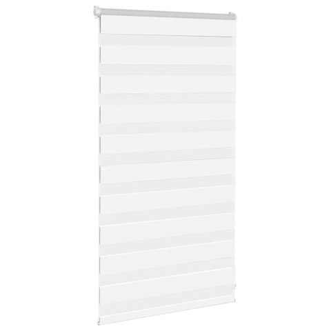 ROLETA ZEBRA BIAŁA SZEROKOŚĆ TKANINY 70,9CM POLIESTER