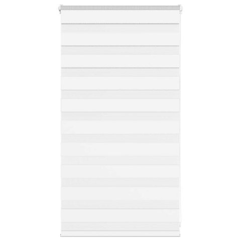 ROLETA ZEBRA BIAŁA SZEROKOŚĆ TKANINY 80,9CM POLIESTER