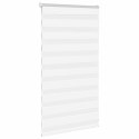 ROLETA ZEBRA BIAŁA SZEROKOŚĆ TKANINY 80,9CM POLIESTER