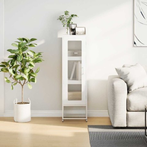 KOMODA BIAŁA 36X39X123CM STAL WALCOWANA NA ZIMNO