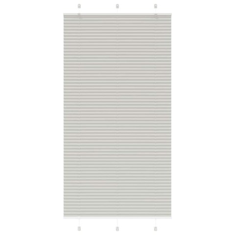 ROLETA PLISOWANA JASNOSZARA 110X200CM SZEROKOŚĆ TKANINY 109,4CM