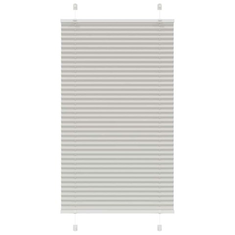 ROLETA PLISOWANA JASNOSZARA 70X100CM SZEROKOŚĆ TKANINY 69,4CM