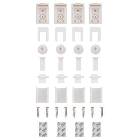 ROLETA PLISOWANA NIEBIESKA 60X150CM SZEROKOŚĆ TKANINY 59,4CM