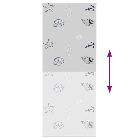 ROLETA PRYSZNICOWA 100X240CM SZEROKOŚĆ TKANINY 96CM