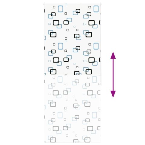 ROLETA PRYSZNICOWA 110X240CM SZEROKOŚĆ TKANINY 106CM
