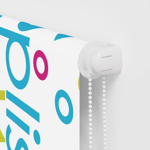 ROLETA PRYSZNICOWA 110X240CM SZEROKOŚĆ TKANINY 106CM