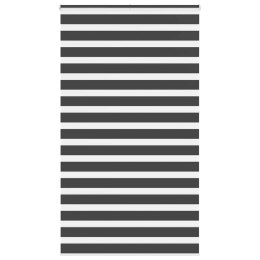 ROLETA ZEBRA CZARNA SZEROKOŚĆ TKANINY 120,9CM POLIESTER